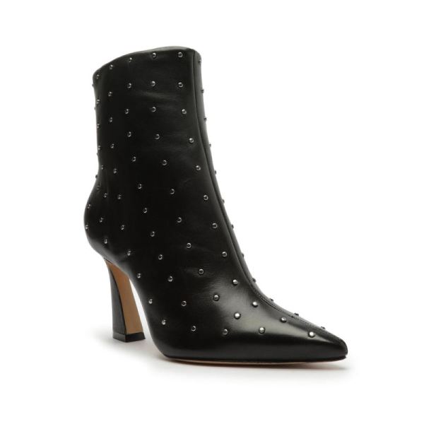 Schutz | Women's Belisa Leather Bootie-Black