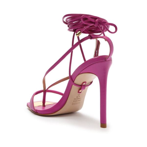 Schutz | Women's Vikki Leather Sandal-Very Pink