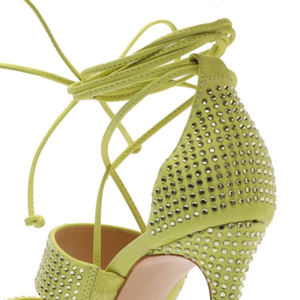 Schutz | Women's Sybil Lace Up Sandal-Wild Lime