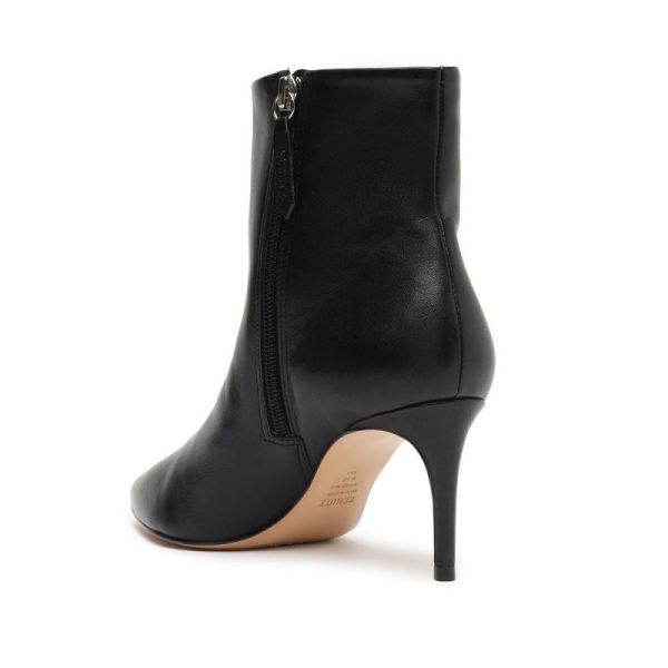 Schutz | Women's Mikki Mid Leather Bootie-Black