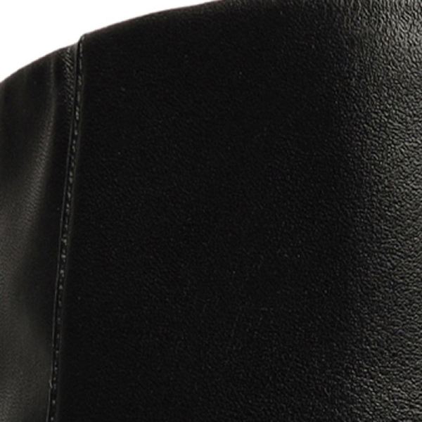 Schutz | Women's Mikki Mid Leather Bootie-Black
