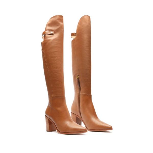 Schutz | Women's Saryna Leather Boot-New Pecan