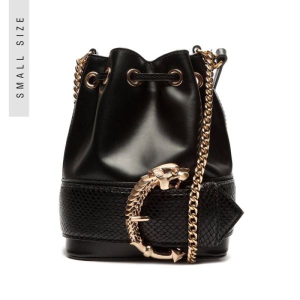 Schutz | Women's Mini Bucket Fierce Handbag-Black