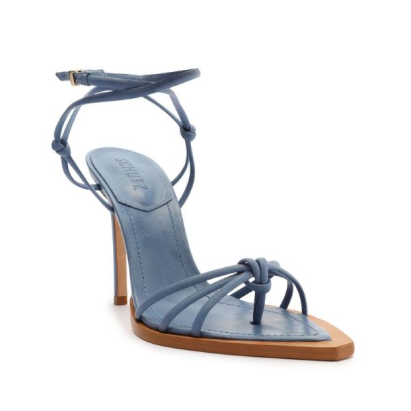 Schutz | Women's Abby Leather Sandal-Summer Jeans