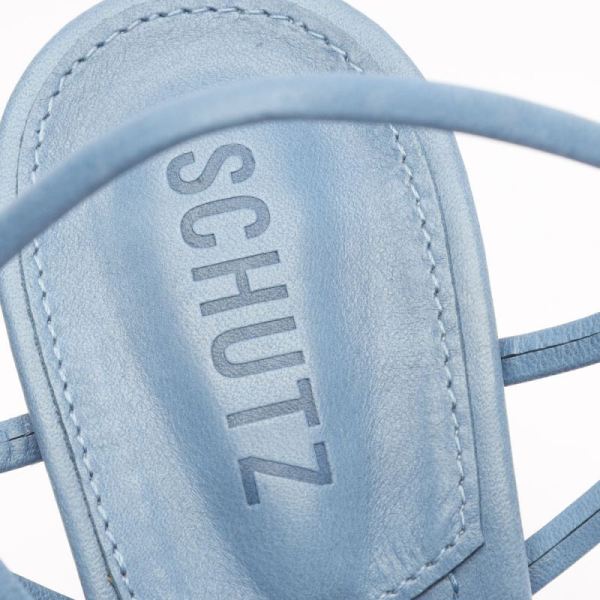 Schutz | Women's Abby Leather Sandal-Summer Jeans