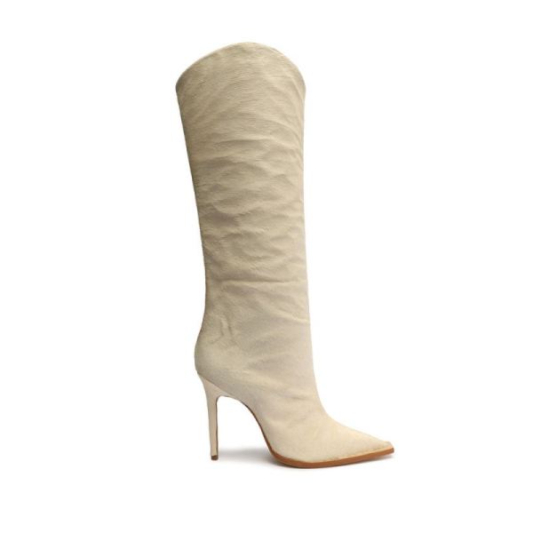 Schutz | Women's Maryana Welt Wild Boot-Off White