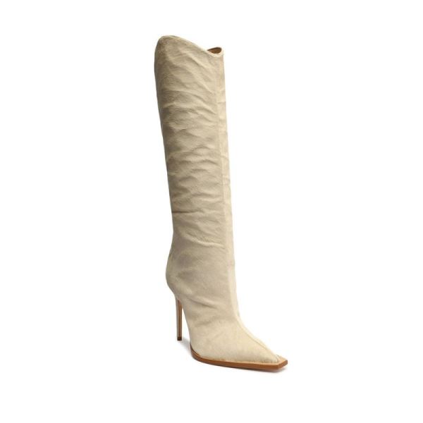 Schutz | Women's Maryana Welt Wild Boot-Off White