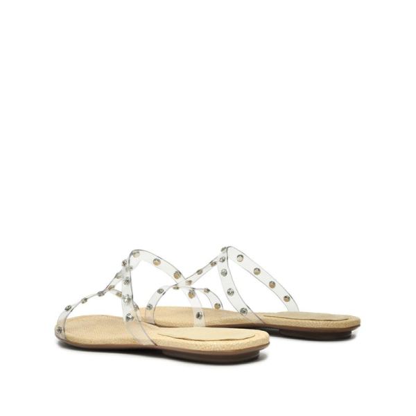 Schutz | Women's Loretta Vinyl Sandal-Transparent