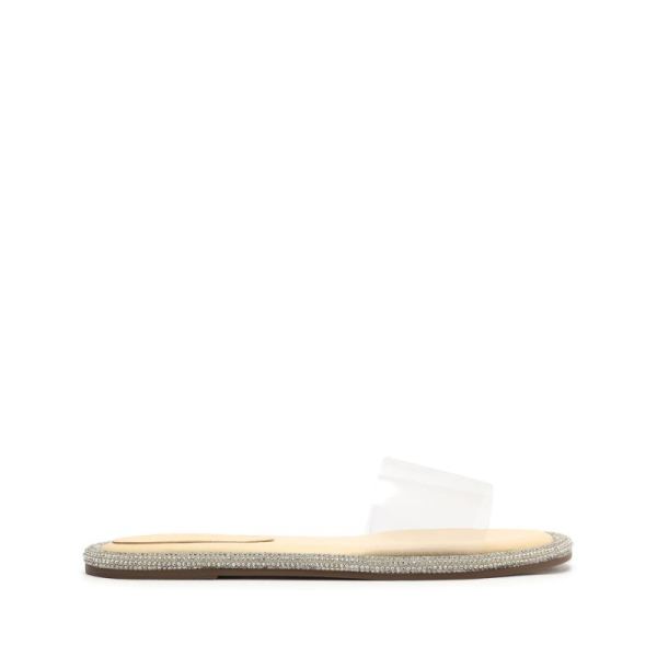 Schutz | Women's Alcina Vinyl Sandal-Eggshell