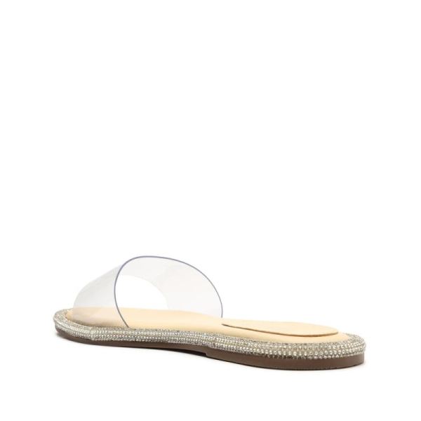 Schutz | Women's Alcina Vinyl Sandal-Eggshell