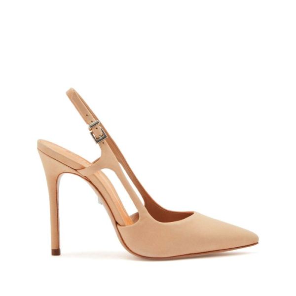 Schutz | Women's Boris Nubuck Pump-Honey Beige