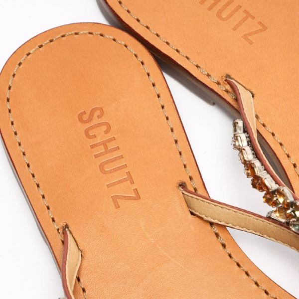 Schutz | Women's Belle Nappa Leather Sandal-Cooper