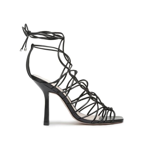 Schutz | Women's Heyde Nappa Leather Sandal-Black
