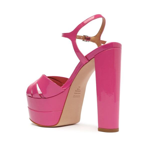 Schutz | Women's Keefa High Patent Sandal-Pink