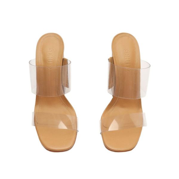 Schutz | Women's Victorie High Block Sandal-Beige