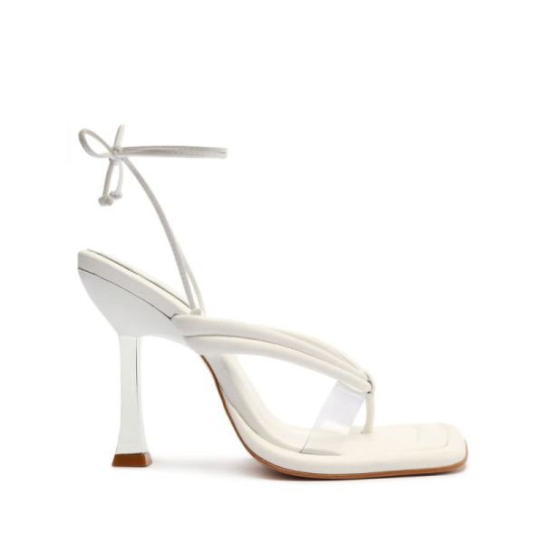 Schutz | Women's Meghan Vinyl Sandal-White