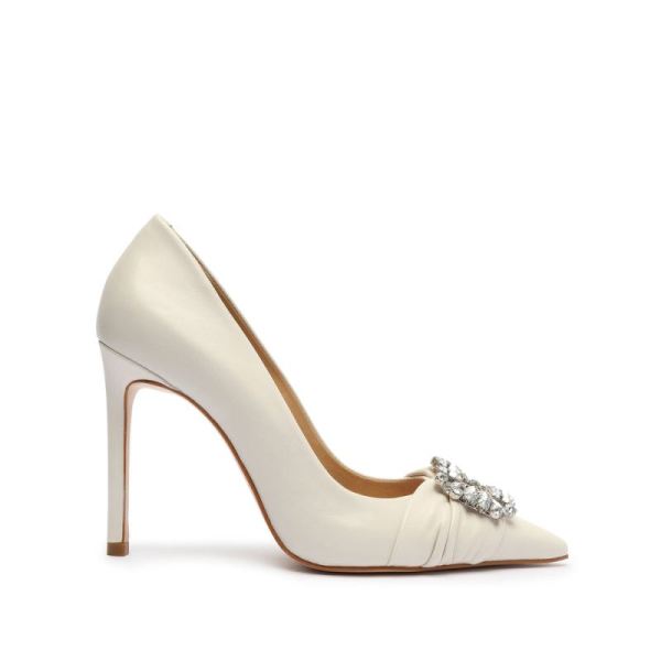 Schutz | Women's Meisho Nappa Leather Pump-Pearl