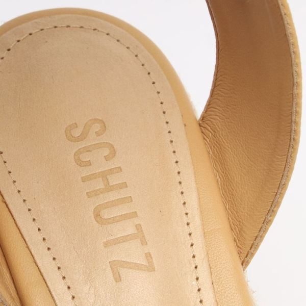 Schutz | Women's Celinah Nappa Leather Espadrille-Beige