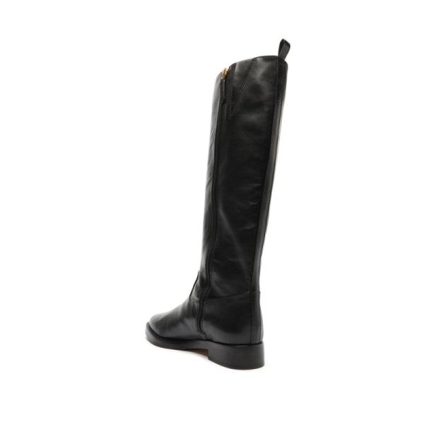 Schutz | Women's Goldie Leather Boot-Black