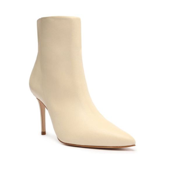 Schutz | Women's Mikki Leather Bootie-Eggshell