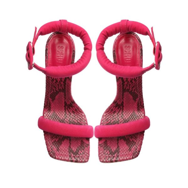 Schutz | Women's Gigih Nubuck Sandal-Hot Pink