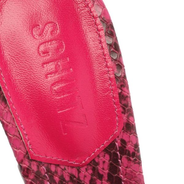 Schutz | Women's Gigih Nubuck Sandal-Hot Pink