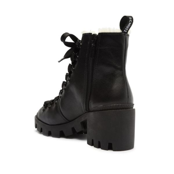 Schutz | Women's Xayane Winter Waterproof Leather Bootie-Black