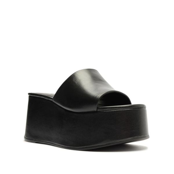 Schutz | Women's Marih Nappa Leather Sandal-Black