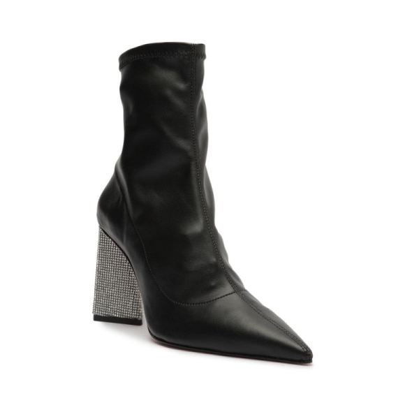 Schutz | Women's Cyrus Nappa Leather Bootie-Black