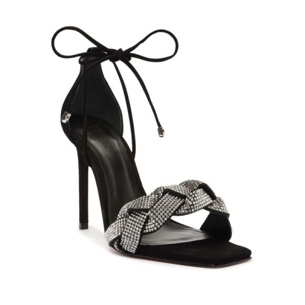 Schutz | Women's Alissa Nubuck Sandal-Black