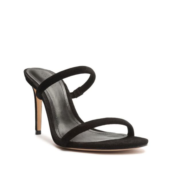 Schutz | Women's Taliah Suede Sandal-Black