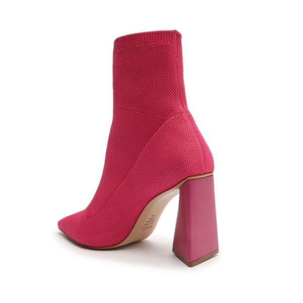 Schutz | Women's Marila Knit Bootie-Hot Pink