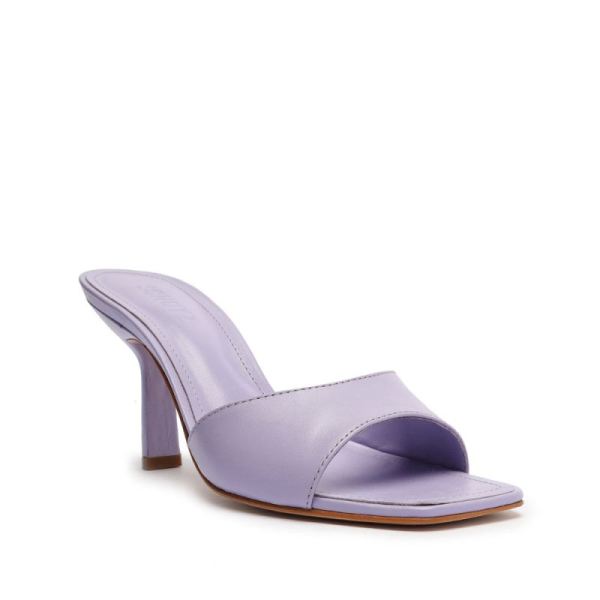 Schutz | Women's Posseni Nappa Leather Sandal-Smoky Grape