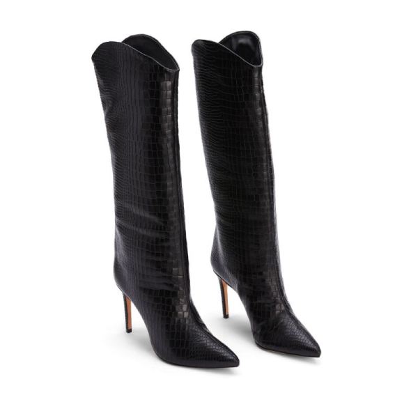 Schutz | Women's Maryana Boot in high-shine patent leather  -Black