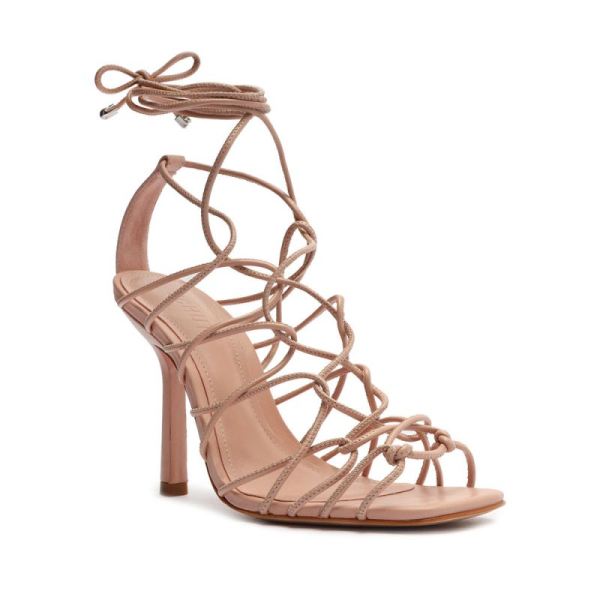 Schutz | Women's Heyde Nappa Leather Sandal-Sweet Rose