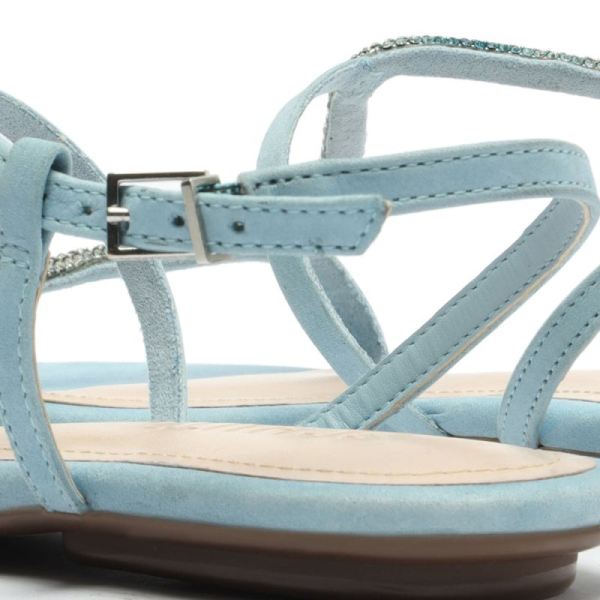 Schutz | Women's Agaviny Nubuck Sandal-Wonder Blue