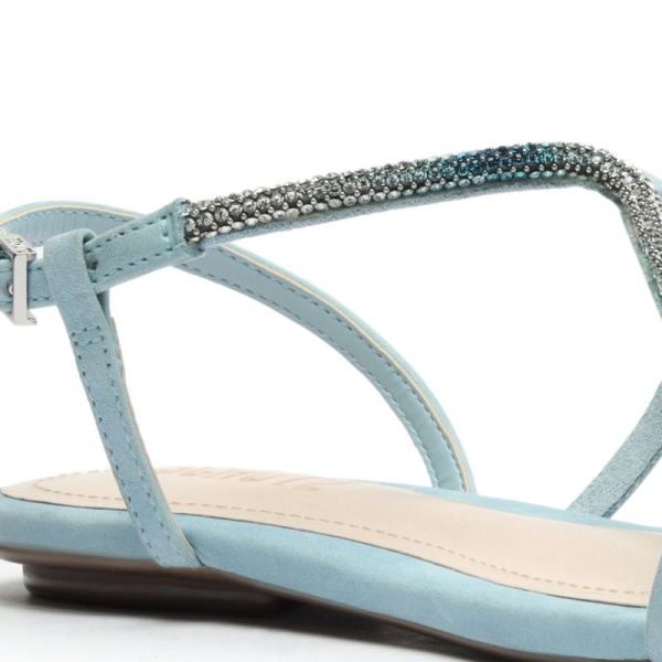 Schutz | Women's Agaviny Nubuck Sandal-Wonder Blue