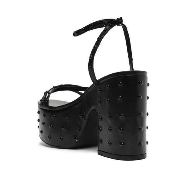 Schutz | Women's Anne Nappa Leather Sandal-Black