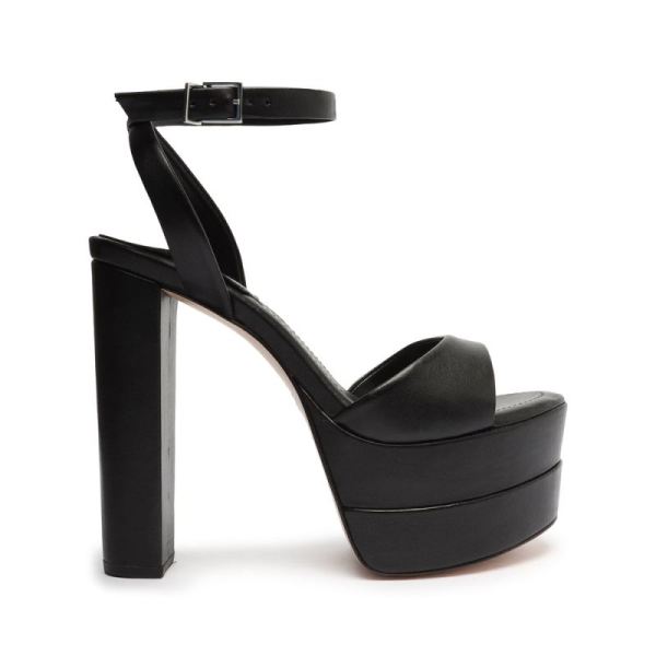 Schutz | Women's Kaila Platform Nappa Leather Sandal-Black