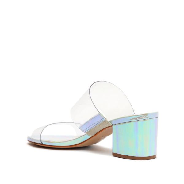 Schutz | Women's Victorie Vinyl Sandal-Rainbow