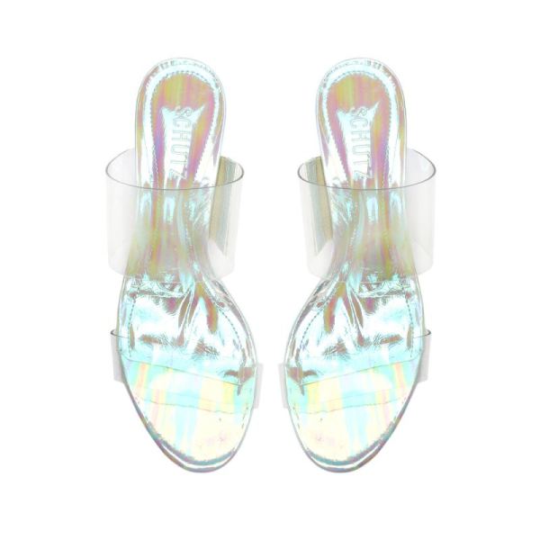 Schutz | Women's Victorie Vinyl Sandal-Rainbow