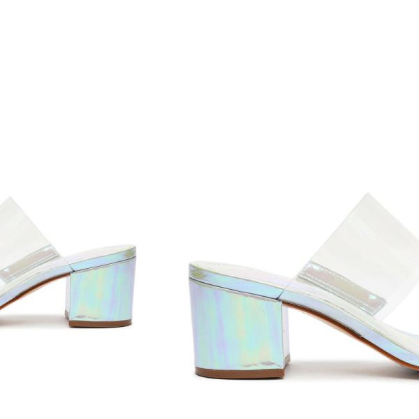 Schutz | Women's Victorie Vinyl Sandal-Rainbow