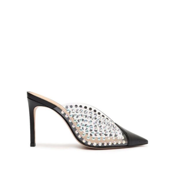 Schutz | Women's Greece Vinyl&Crystals Pump-Black