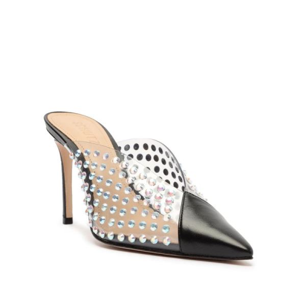 Schutz | Women's Greece Vinyl&Crystals Pump-Black