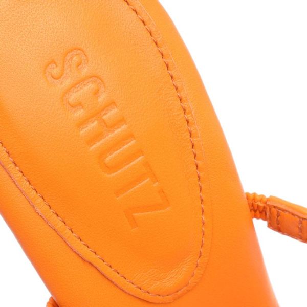 Schutz | Women's Agatha Sandal-Bright Tangerine