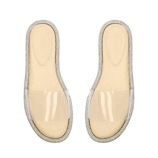 Schutz | Women's Alcina Vinyl Sandal-Eggshell