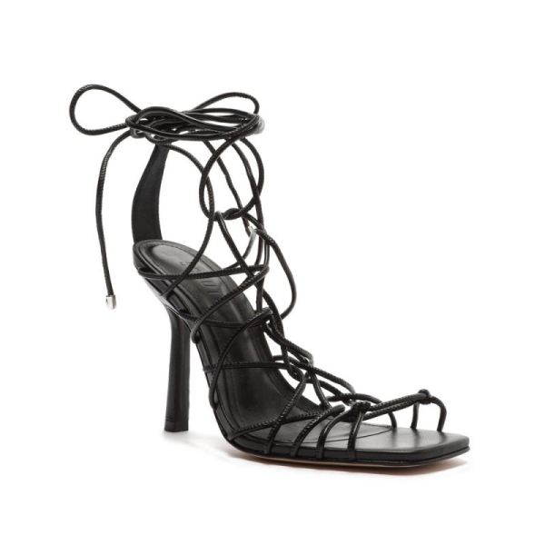Schutz | Women's Heyde Leather Sandal-Black