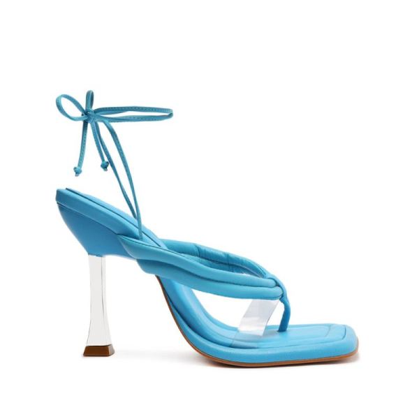 Schutz | Women's Meghan Vinyl Sandal-True Blue