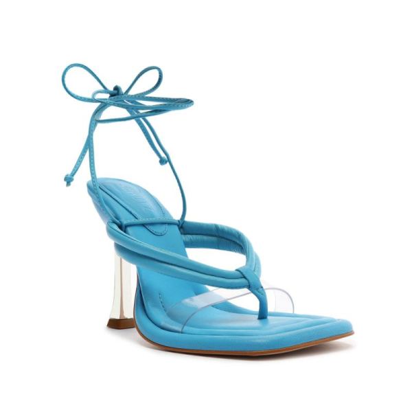 Schutz | Women's Meghan Vinyl Sandal-True Blue