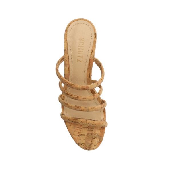 Schutz | Women's Cari Cork Sandal-Cork